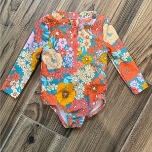 Carter's Colorful Floral Swimsuit 6M